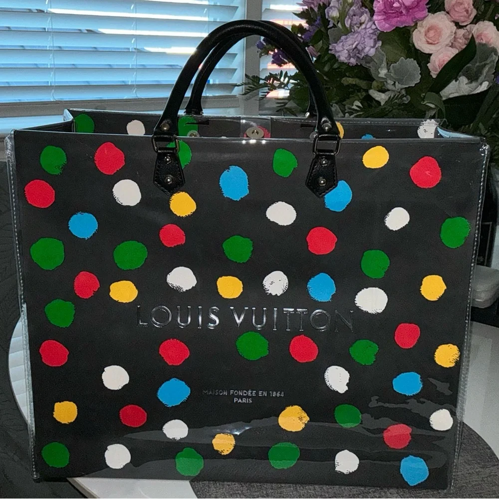 Louis Vuitton Paper Shopping Bag with PVC Protector